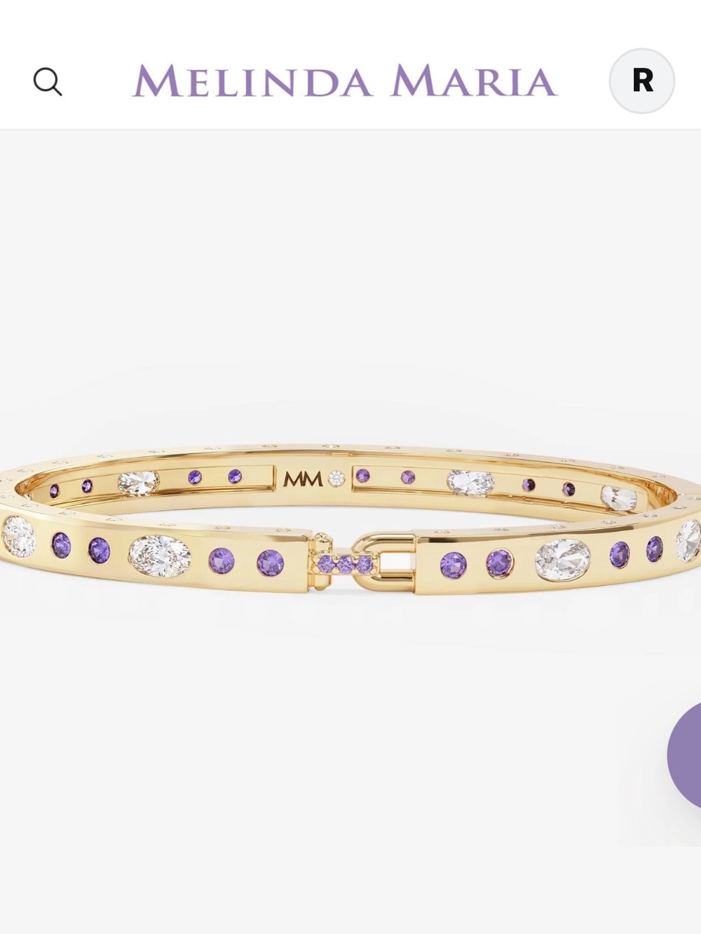 Brand New Melinda Maria Ashley Sunset Lock Cuff 6mm
Gold|Lavender Amethyst 💜💜
LE - Picture 5 of 6
